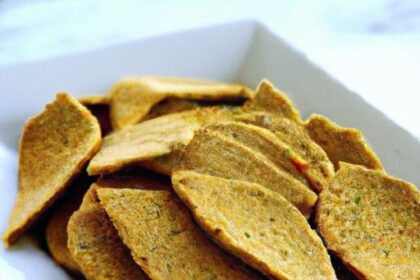 Crunchy Delight: Gluten & Grain-Free Chickpea Flour Crackers