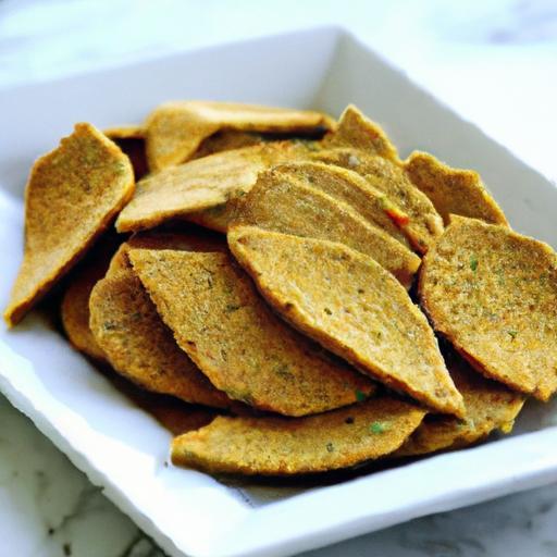 Crunchy Delight: Gluten & Grain-Free Chickpea Flour Crackers