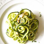 Twirl into Health: Gluten-Free Zucchini Noodles with Pesto