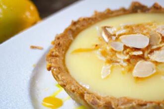Zesty Paleo Lemon Tart with a Crunchy Nut Crust Delight