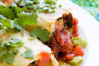 Zesty Green Chile Chicken Enchiladas: A Flavorful Fiesta