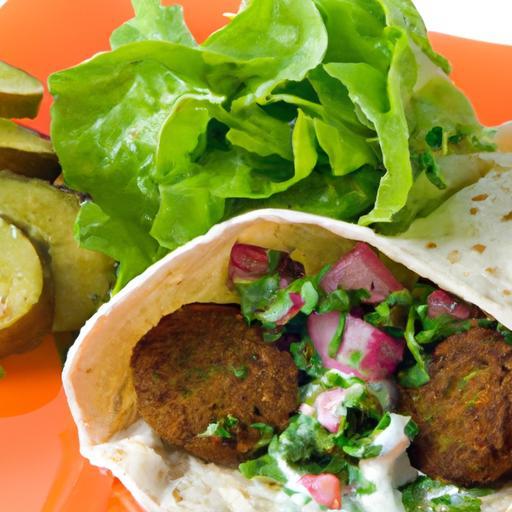 Delicious Gluten-Free Falafel Wraps with Homemade Pita