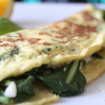 Power-Packed Keto Omelette: Spinach & Feta Delight