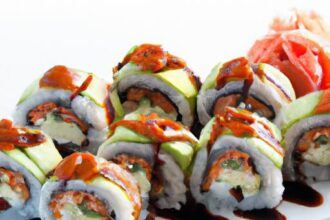 Delicious Gluten-Free Sushi Rolls Paired with Tamari Sauce