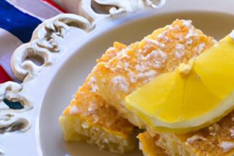 Zesty Keto Lemon Bars: Tangy Treats with Low-Carb Delight