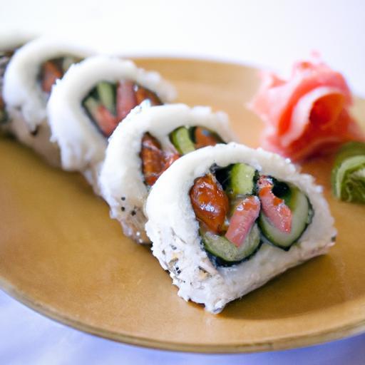 Delicious Dairy-Free Sushi Rolls: Fresh Flavor, No Cheese