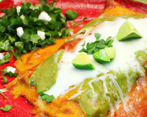 Festive Christmas Style Red & Green Enchiladas Recipe Guide