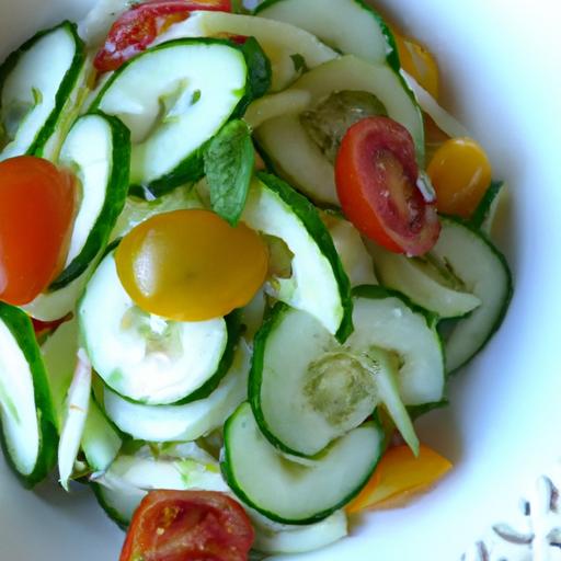 Refreshing Keto Cucumber Tomato Salad: Low-Carb Flavor Boost