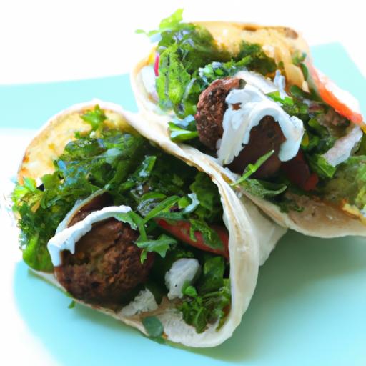 Delicious⁢ Gluten-Free Falafel⁣ Wraps with Homemade Pita