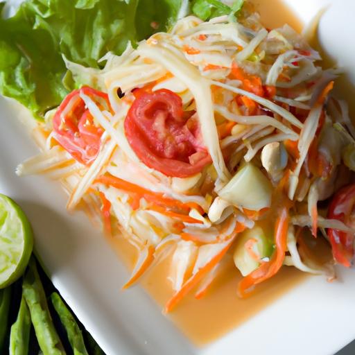 som Tum Secrets: Exploring Thailand's Zesty Green Papaya Salad
