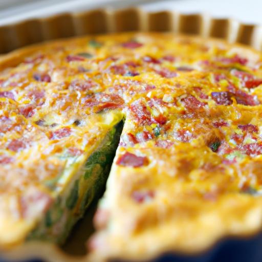 Power-Packed Protein: Ham & Spinach Quiche Recipe Unveiled