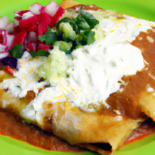 Festive christmas Style Red & Green Enchiladas recipe Guide