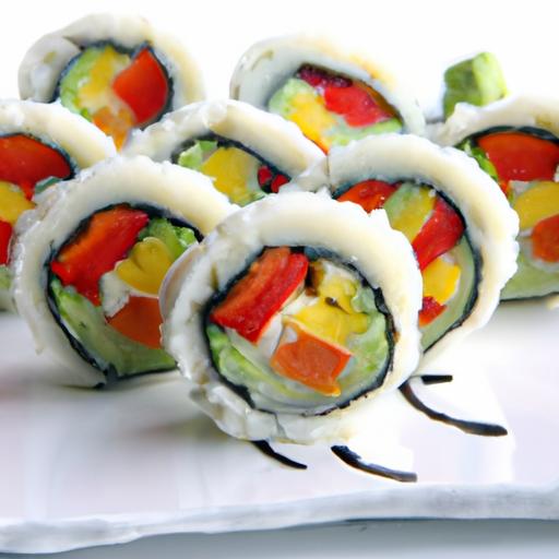 Delicious Dairy-Free Sushi Rolls: Fresh flavor, No Cheese