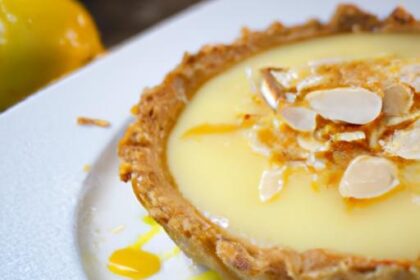 Zesty Paleo Lemon Tart with a Crunchy Nut Crust Delight