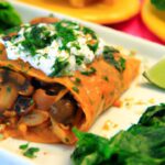 Savor the Flavor: Spinach and Mushroom Enchiladas Delight
