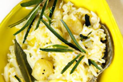 Zesty One-Pot Dairy-Free Lemon Herb Orzo Delight