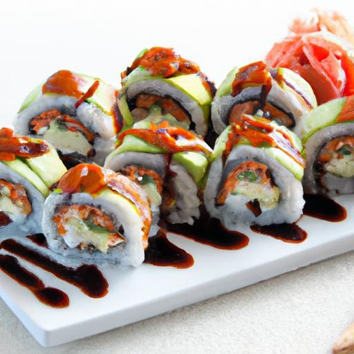 Delicious Gluten-Free Sushi Rolls Paired with Tamari Sauce