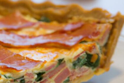 Power-Packed Protein: Ham & Spinach Quiche Recipe Unveiled