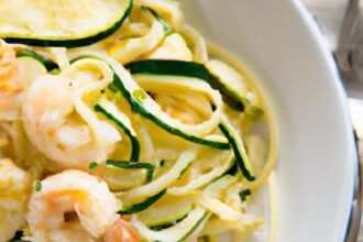 Keto Shrimp Scampi Zucchini Noodles: A Low-Carb Delight
