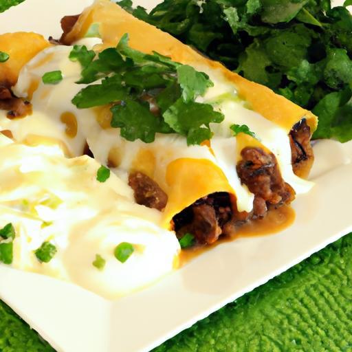 Savor the Flavor: Classic Ground Beef & Cheese Enchiladas