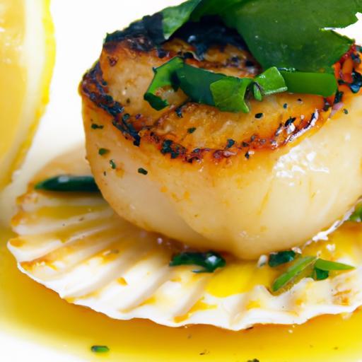 Golden Pan-Seared Scallops in Zesty Lemon Butter Bliss