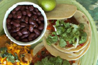 Crunchy Vegan Tostadas with Savory Refried Beans Delight