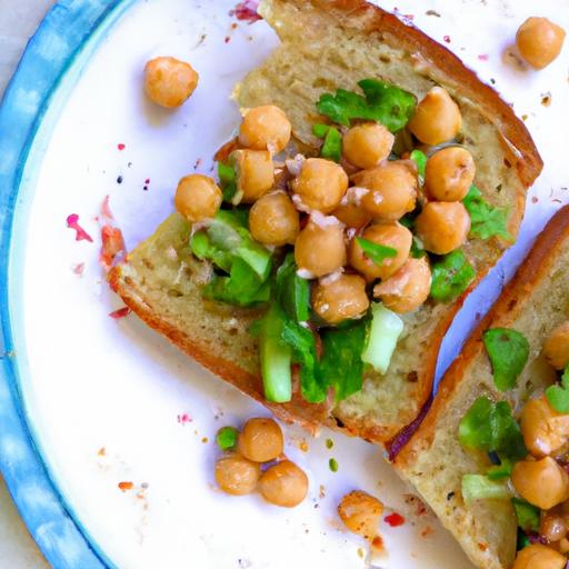 Hearty Gluten-free Chickpea Salad Sandwich on GF Bread