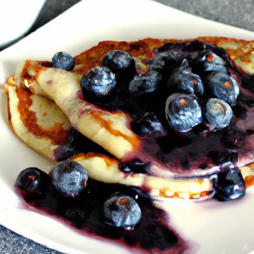 Boost​ Your Breakfast: High-Protein Blueberry Pancake ⁣Sauce