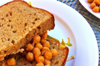 Hearty Gluten-Free Chickpea Salad Sandwich on GF Bread