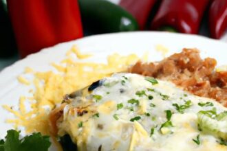 Savor the Flavor: Homemade Poblano Chicken Enchiladas