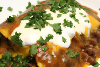 French Onion Beef Enchiladas: A Savory Fusion Fiesta