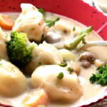 Creamy Comfort: Dairy-Free Chicken and Dumplings Delight