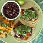 Crunchy Vegan Tostadas with Savory Refried Beans Delight