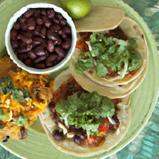 Crunchy Vegan Tostadas with Savory Refried Beans Delight