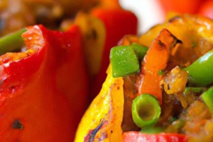 Power-Packed Protein: Delicious Stuffed Bell Peppers Recipe