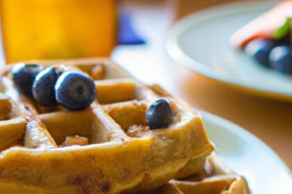 Golden and Crispy Vegan Waffles: Plant-Based Perfection
