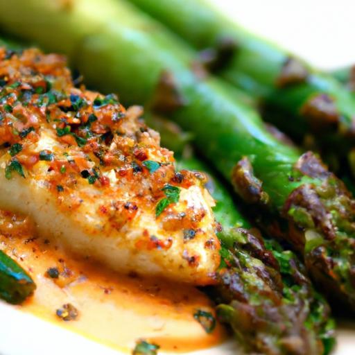 Savor Light Bites: Low-Cal Cod Paired with Roasted Asparagus