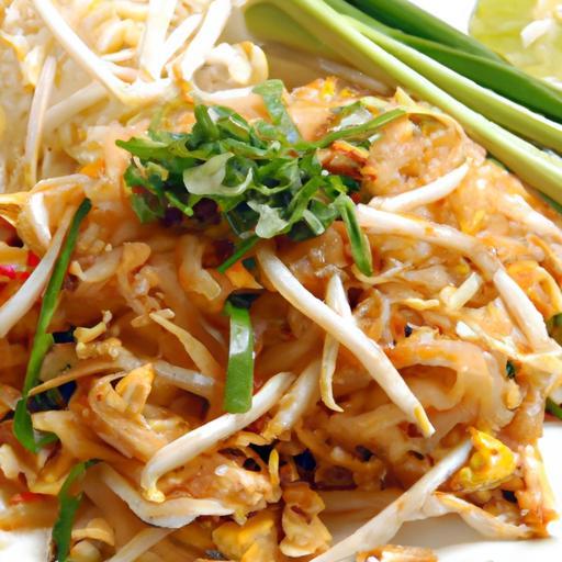Light & Lively: Low-Calorie Pad Thai with Rice Noodles