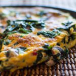 Wholesome Classic Paleo Frittata with Fresh Spinach Flair