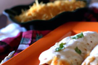 Spice Up Dinner: The Irresistible Charm of Red Cheese Enchiladas