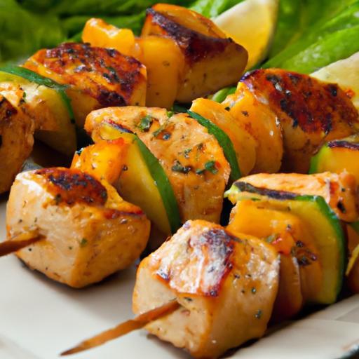 Zesty Lemon Pepper Chicken Skewers: A Flavorful Delight
