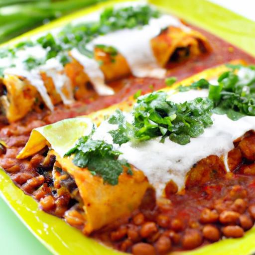 Hearty Bean and Rice Enchiladas: A Flavorful Fiesta Feast