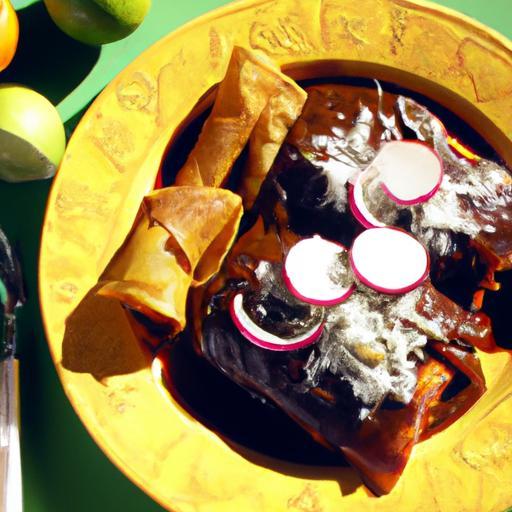 Golden Mole Enchiladas: A Flavorful Twist on Tradition