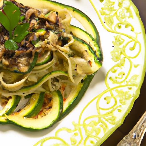 Fresh‌ & Light: Low-Cal Avocado Pasta with Zucchini Noodles