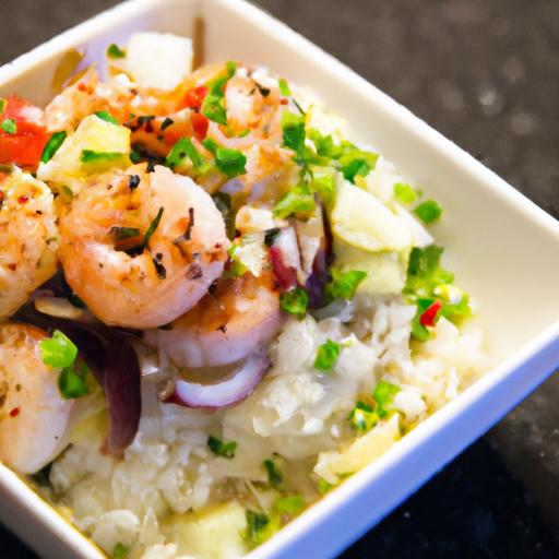 Keto Cauliflower Fried Rice with Shrimp: A Low-Carb Delight