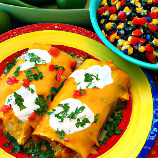 Celebrate Freedom with Festive Flag Enchiladas this july 4th