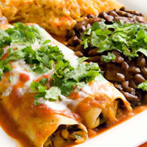 Hearty Bean and Rice Enchiladas: A Flavorful Fiesta Feast