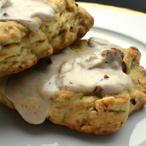 Hearty Savory Vegan biscuits and Gravy: A Delicious Twist