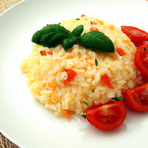 Velvety Dairy-free tomato Risotto:⁣ A Creamy Delight
