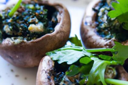 Delightful Low-Calorie Spinach Feta Stuffed Mushrooms Recipe